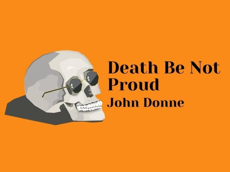 Death Be Not Proud by John Donne